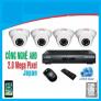 Lắp đặt camera quan sát giá rẻ trọn bộ 4 camera DVR