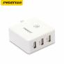 Cóc sạc PISEN 3USB 1A 2.4A trắng