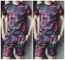 Set quần short nam họa tiết cao cấp