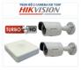 Bộ sản phẩm gồm 02 Camera giám sát HIKVISION