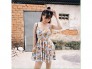Đầm 2 Dây Hoa Xuất Xịn