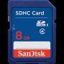 Thẻ nhớ Sandisk SDHC 8GB Class 4 mới 100% BH : 5 năm