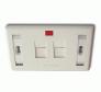 Mặt Wallplate 1 Port AMP - 2Port AMP Hàng chính hãng