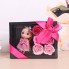 Quà Tặng 14/02 - Hoa Sáp 6 Bông Kèm Búp Bê Có Hộp, Hoa Hồng Sáp- MSN1831020