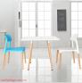 Ghế nhựa chân gỗ - Eames E05 - Cho nhà hàng, quán cafe, khách sạn