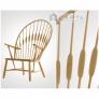 Peacook Chair Ghế thư giãn hình con công gỗ nệm đan nhập khẩu HCM