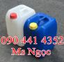 Can nhựa 20 lít vuông, can 20 lít, can nhựa 20 lít đựng hóa chất