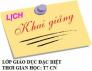 Mở Lớp Học Chứng Chỉ Giáo Dục Đặc Biệt