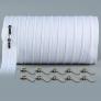Dây khóa kéo nylon số 3 giá rẻ màu trắng hoặc đen 200 yards