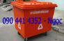 Thùng rác 480 - 660 lít, xe gom rác 1000 lít. Cung cấp xe đẩy rác composite, thùng rác môi trường đô thị tphcm