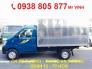 Xe tải nhẹ Thaco Towner 990kg thùng mui bạt, thùng kín, thùng lửng cho phép chở 1 Tấn giá tốt