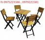 Thanh lý gấp bàn ghế cafe gia trực tiếp sản xuất . hàng tồn mới 100 .