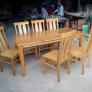 Thanh lý bộ bàn ăn gỗ sồi Mỹ