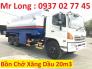 Xe HINO FL bồn chở xăng dầu 20 khối, HINO FL8JTSA chở xăng dầu , xe HINO chở xăng 20m3