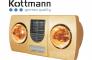 Đèn sưởi nhà tắm Kottmann 2 bóng K2B-HW-G