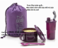 Hộp đựng thực phẩm,Hộp đựng cơm Tupperware , hộp đựng thức ăn,Free ship Tặng kèm 1 muỗng và túi vải không dệt xinh xắn, tiện lợi xách theo bất cứ đâu