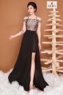 Maxi xẻ tà phối thân kết hạt