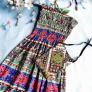 Đầm maxi thổ cẩm