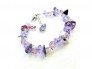 Lắc tay pha lê Swarovski tím nhạt