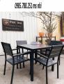 Bàn ghế gỗ cafe giá rẽ