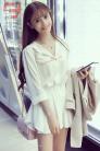 Đầm xòe kiểu trắng fashion