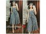 N1442003-Đầm xoè caro