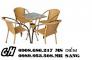 Chuyên sản xuất bàn ghế cafe giá rẻ nhất hgh043