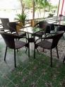 Bàn ghế cafe giả mây giá rẻ
