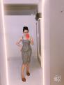 Đầm body caro 2 dây