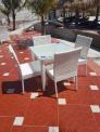 Bàn ghế cafe giả mây giá rẻ Htt10