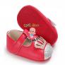 Giày Tập Đi Cho Bé Gái Màu Đỏ Vương Miện -đẹp chói chang