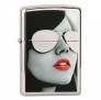 Zippo cô gái đéo kính trắng Sunglasses Z37