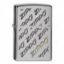 Zippo Mỹ khắc nhiều chữ chìm Script Z80