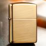 Bật lửa Zippo Mỹ vàng trơn bóng Z59