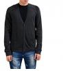 Áo thun nam tay dài Balenciaga Mens Gray Silk Wool Cashmere Cardigan Light Sweater