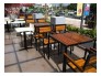 Bàn ghế gỗ cà phê sân vườn giá rẻ