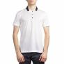 Áo thun nam Balenciaga Mens Cotton Short Sleeve Polo Shirt White