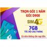 Sim 4G Viettel mua 1 lần sài 1 năm khuyến mãi 7GB/tháng trong suốt 1 năm không cần nạp tiền