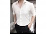 Áo sơ mi nam dài tay thời trang cổ bẻ kiến bò