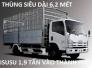 Bán xe tải ISUZU 1,9T thùng siêu dài 6,2m vào thành phố.