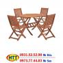 Bàn ghế cafe gỗ giá tại xưởng HTT121