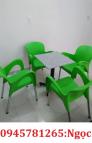 Thanh lý gấp 45 bộ bàn ghế nhựa đúc giá rẻ
