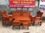 Bộ Ghế Giả Cổ Hoàng Gia Đoản Dài 2m20 - 2m40 ( Gỗ Hương Đá)