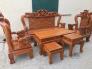 Bộ Rồng Đỉnh Mai Kim Tiền Tay 12 ( Gỗ Cẩm Vàng )