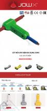 Cút nối – đầu nối dây điện chữ T Hàn Quốc JOWX