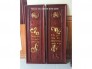 Tranh cha mẹ gỗ hương sơn thiếp vàng