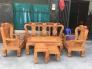 Bàn Ghế Phòng Khách Minh Quốc Đào Gỗ Gõ Đỏ tay 12
