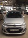 Bán Hyundai I10 1.2AT màu bạc số tự động nhập Ấn Độ 2014 bản 5 cửa biển Sài Gòn lăn bánh 38000km