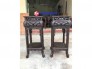 Cặp đôn cá chép gỗ gụ