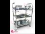 Xe Đẩy Inox 3 Tầng 2 Bát